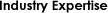 Industry Expertise